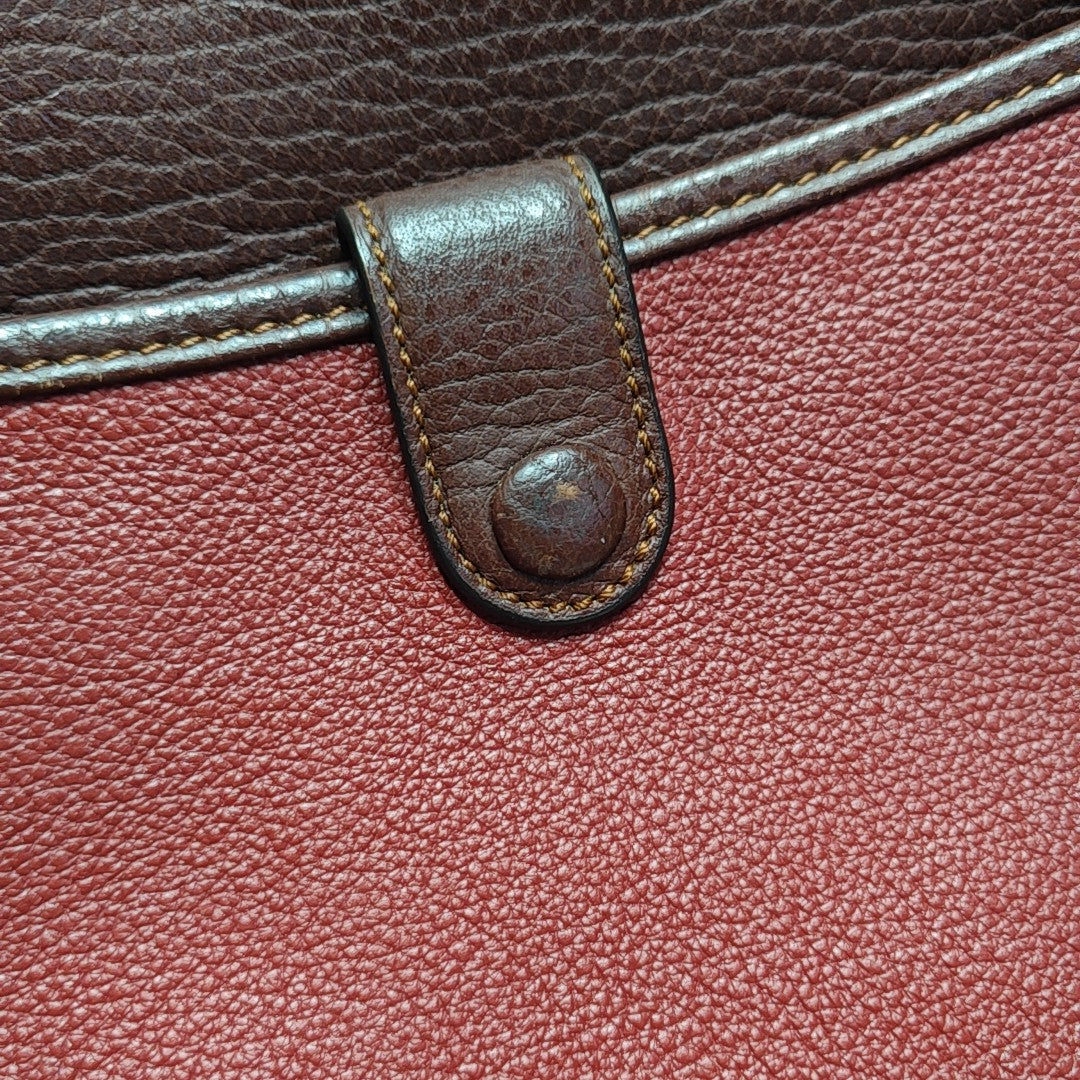Calfskin Shoulder Bag Red