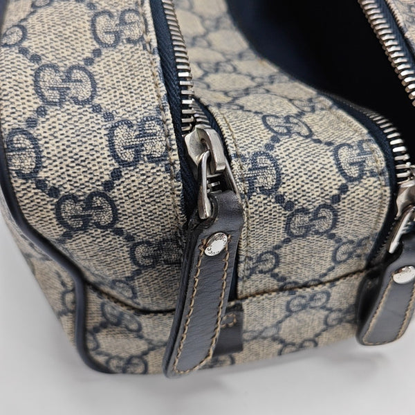 Monogram Coated Canvas Clutch Black