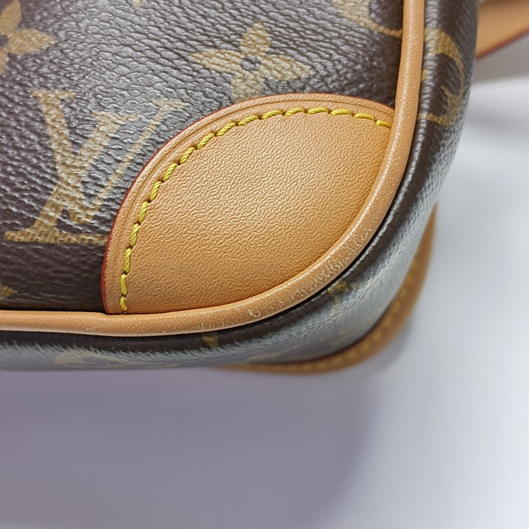 DIANE Monogram Coated Canvas Brown