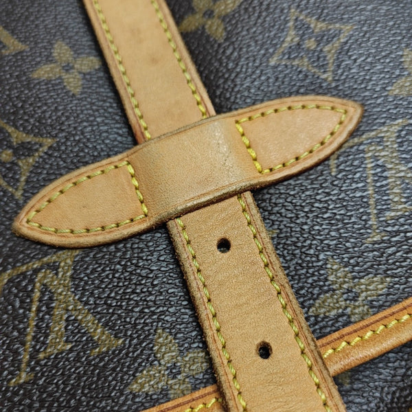 SAUMUR 30 Monogram Coated Canvas Brown