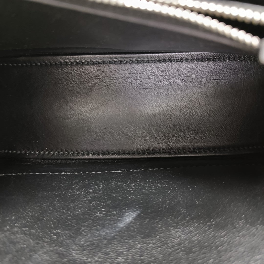 Crush Small Quilted Calfskin Black