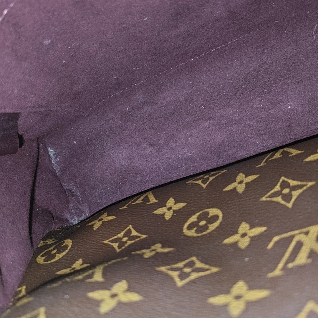 MONTAIGNE Monogram Coated Canvas Brown