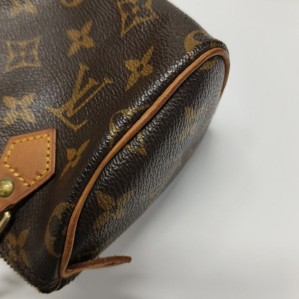 SPEEDY Monogram Coated Canvas Brown
