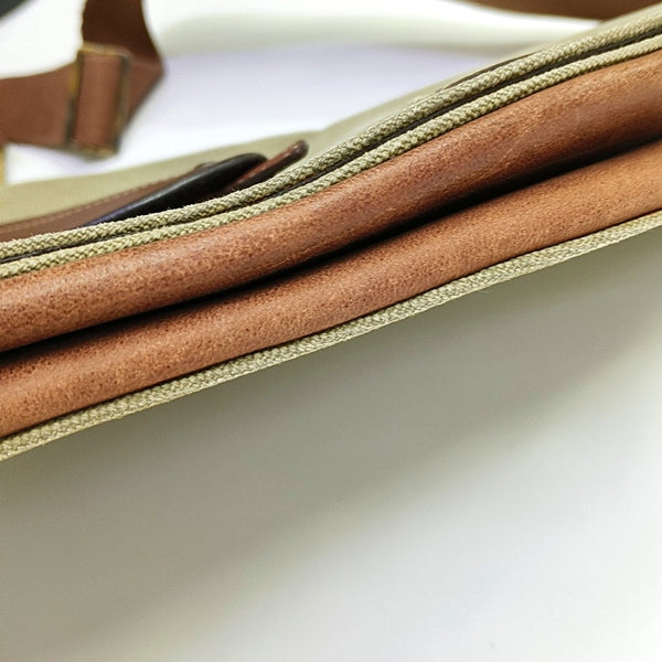Saddle Canvas Beige