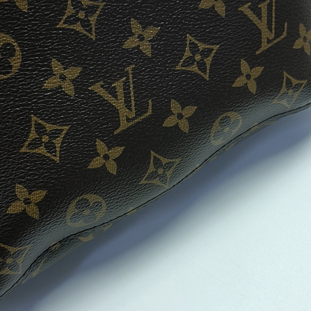 NÉONOÉ MM Monogram Coated Canvas Brown