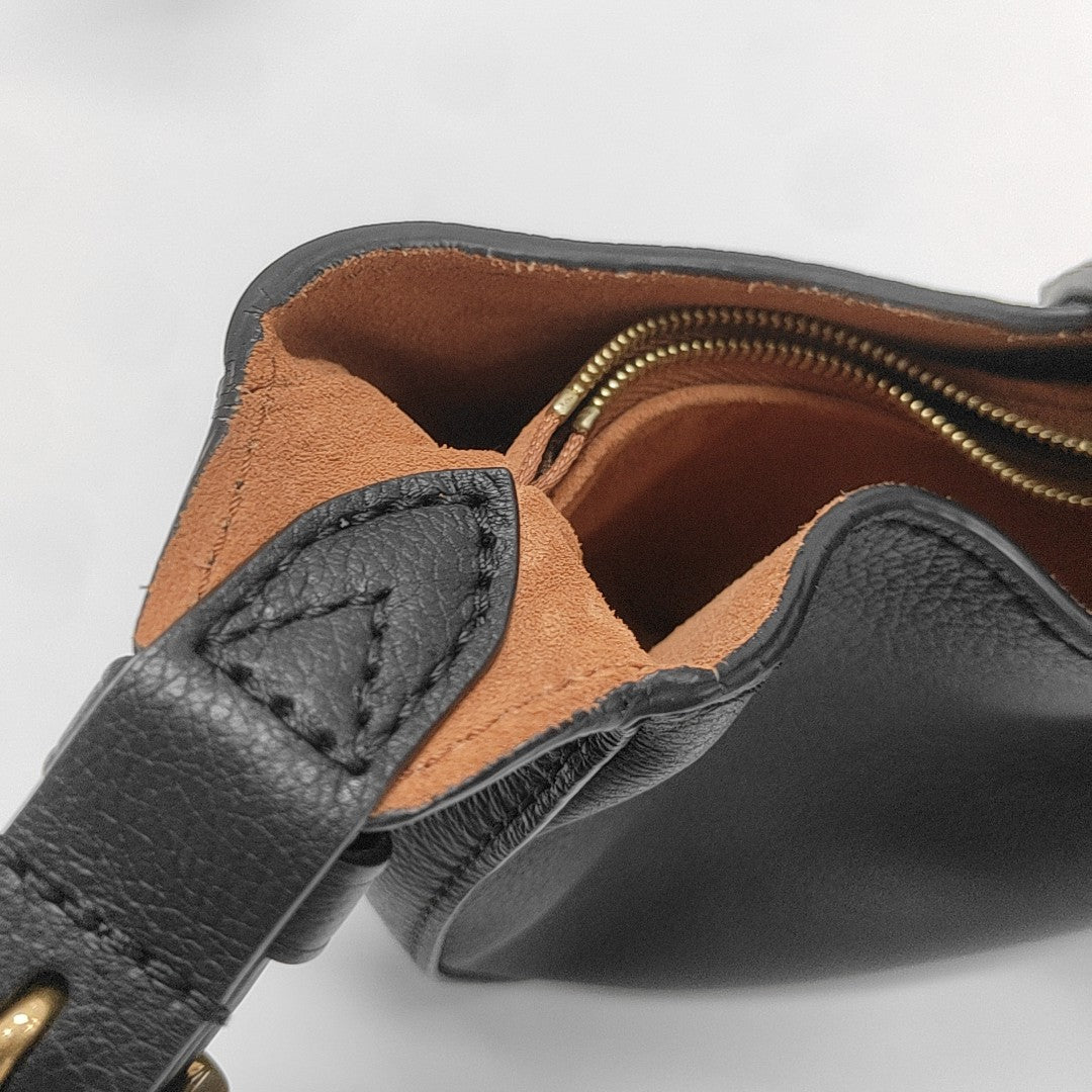 LOW KEY Calfskin Black