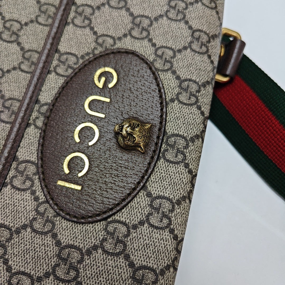 Neo Vintage Small Monogram Coated Canvas Beige