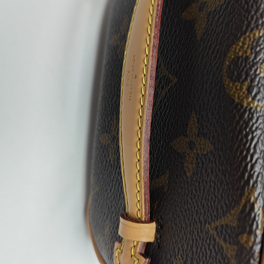 NICE Super Mini Monogram Coated Canvas Brown