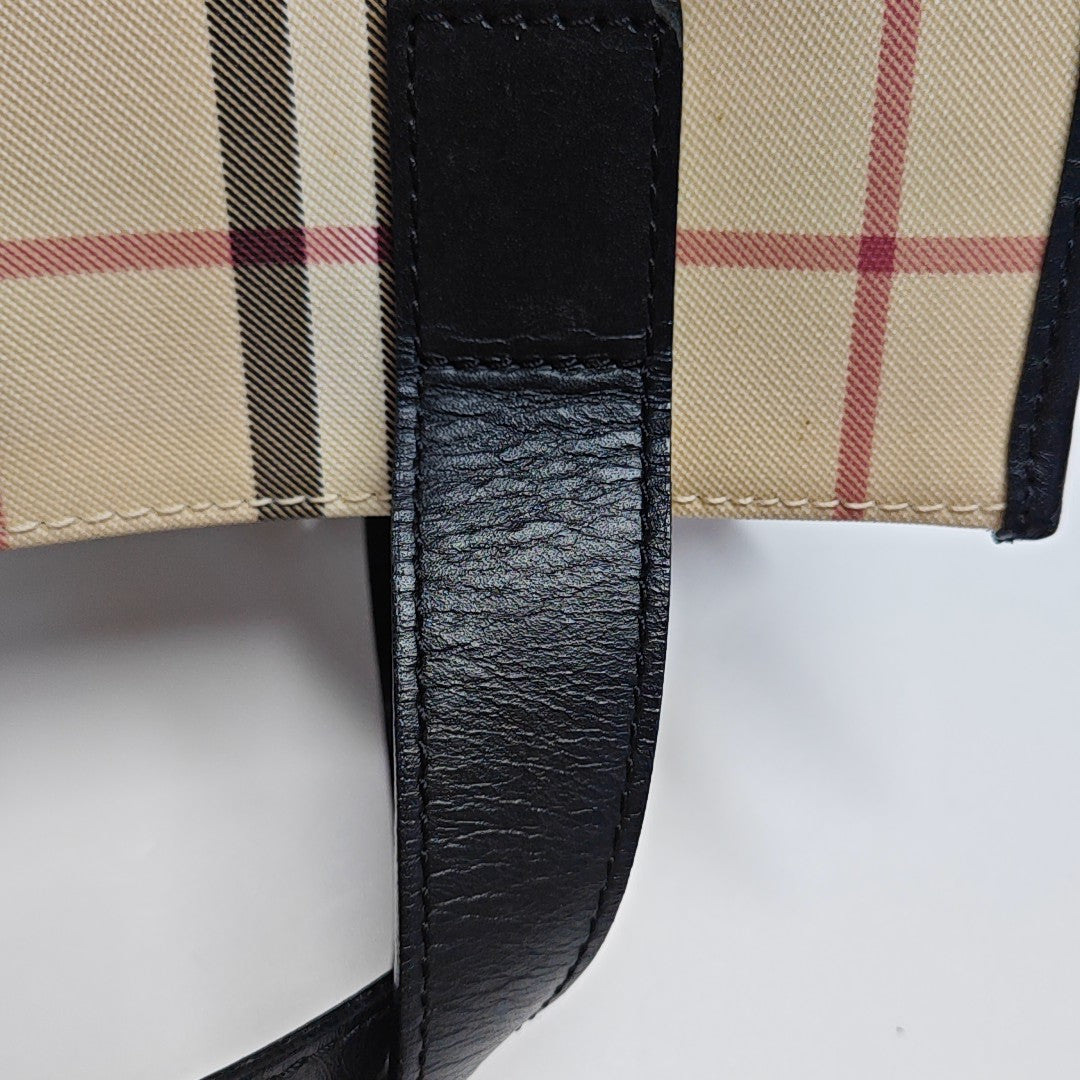 Coated Canvas Top Handle Bag Multicolor