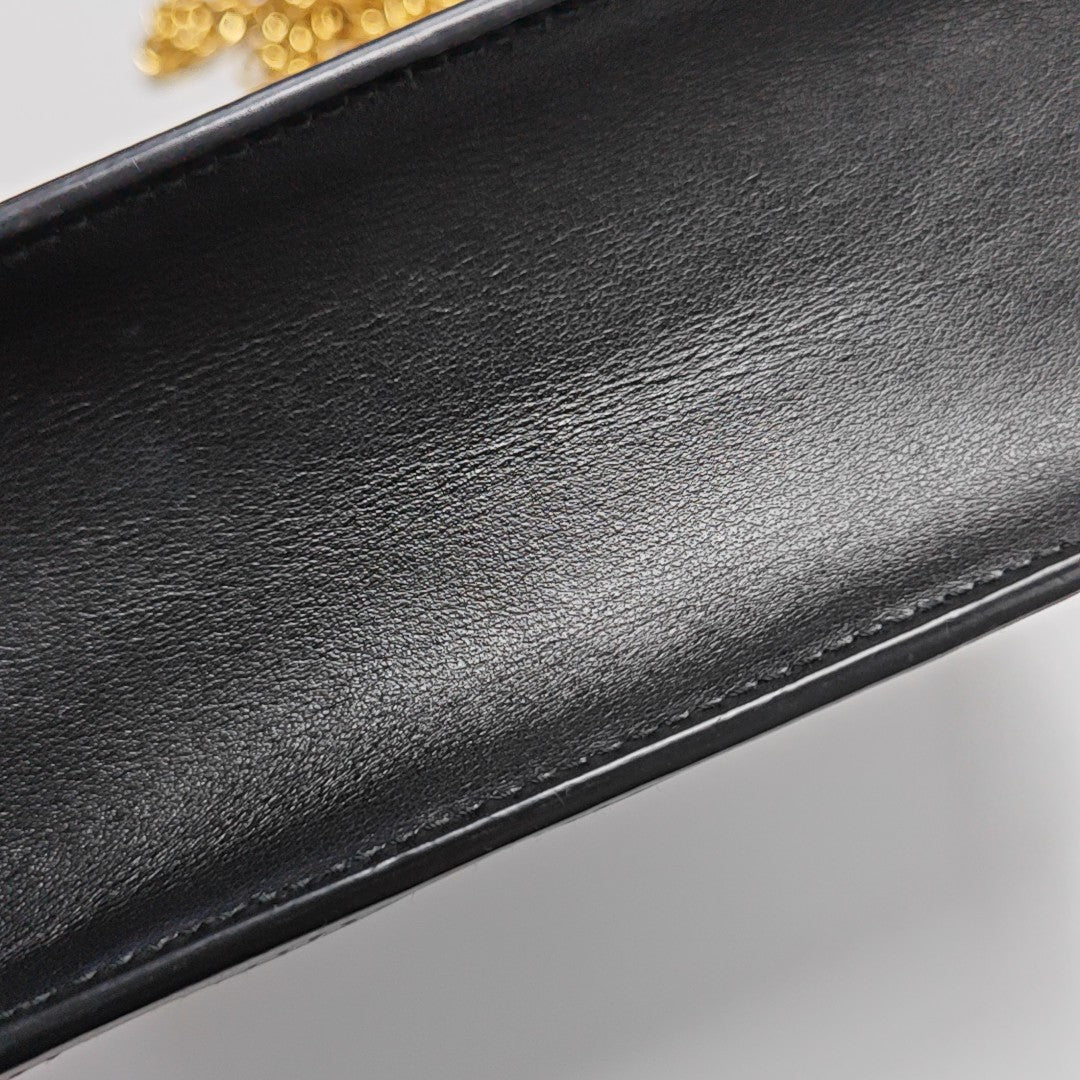 GG Matelassé Quilted Calfskin Black