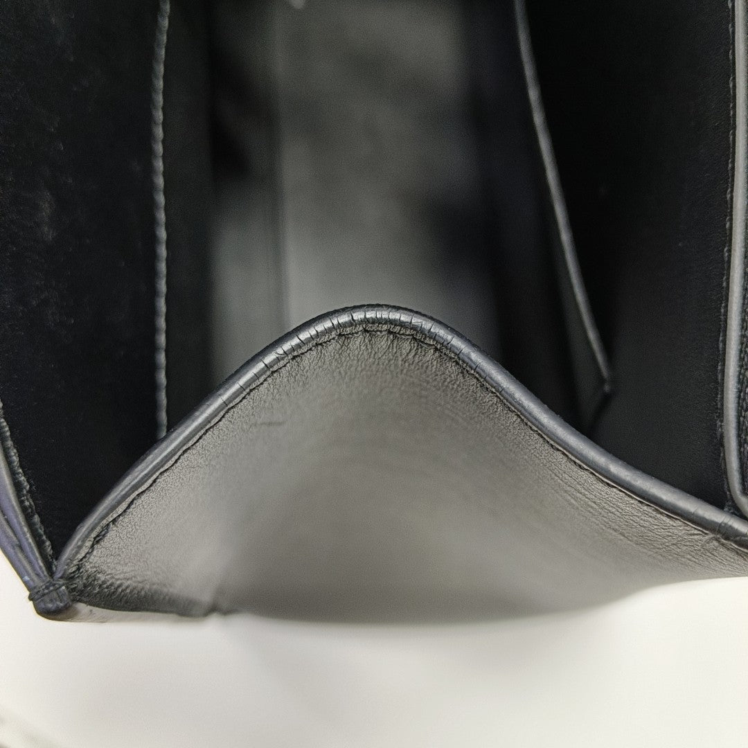 CITY STEAMER PM Calfskin Black