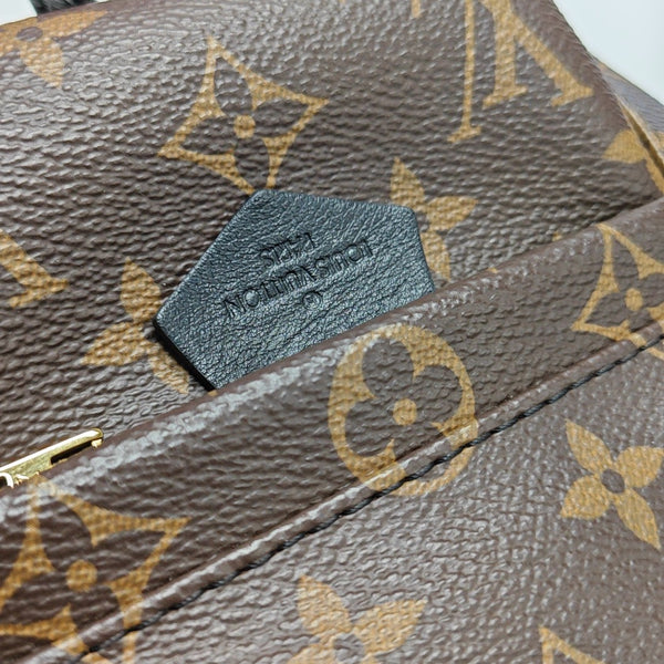 PALM SPRINGS Mini Monogram Coated Canvas Brown