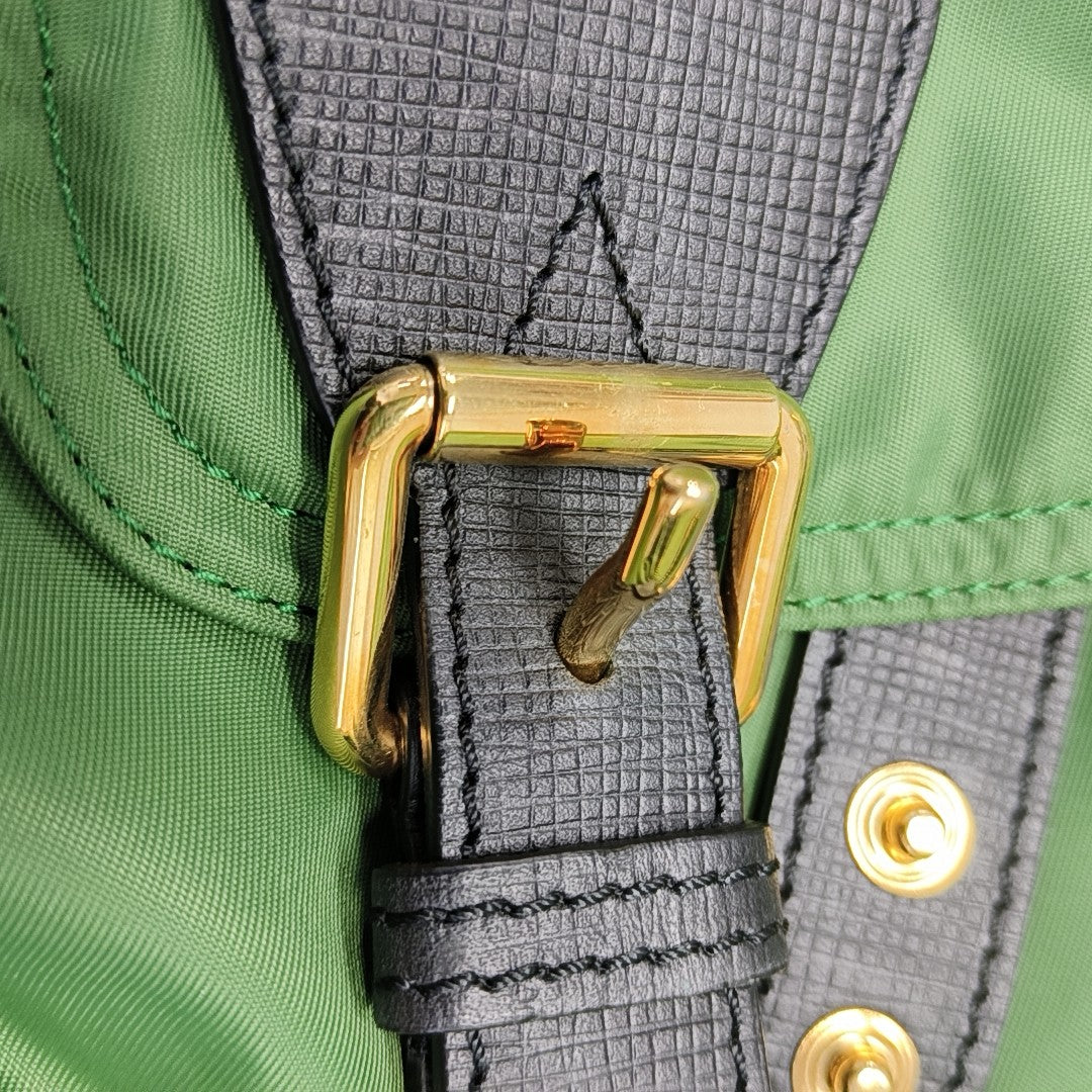 The Rucksack Medium Nylon Green