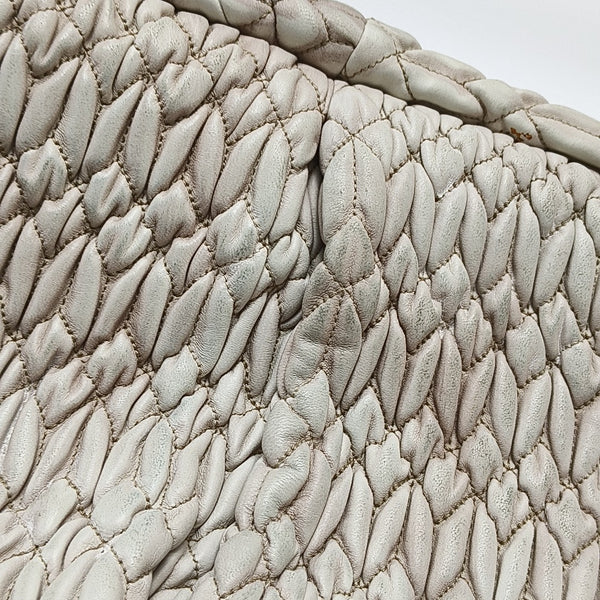 Calfskin Shoulder Bag White