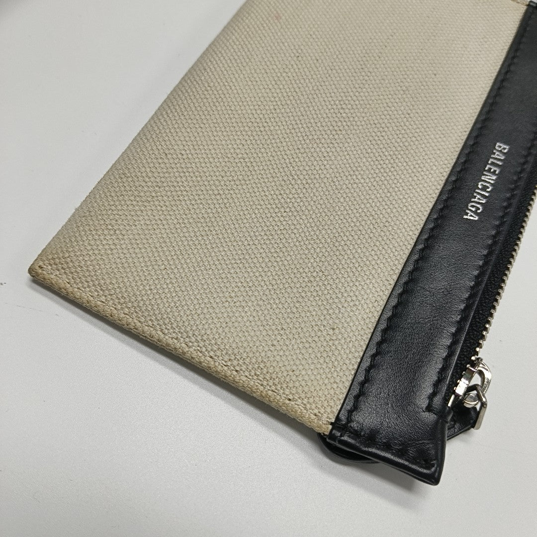 Navy Mini Canvas Beige