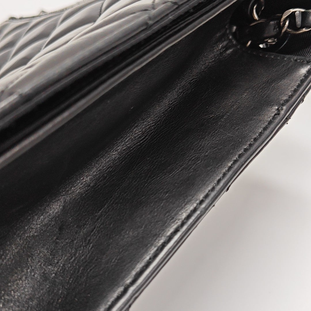 BALLERINE Medium Quilted Calfskin Black