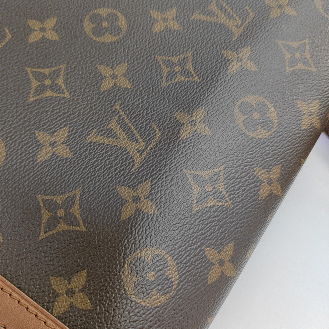 DAUPHINE MM Monogram Coated Canvas Brown