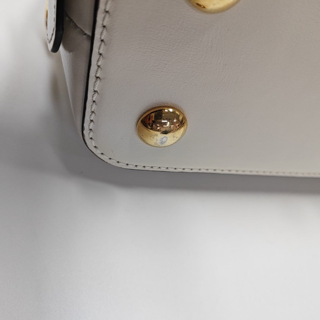 Horsebit 1955 Small Calfskin White