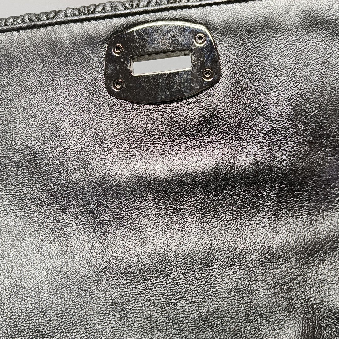 Crystal Quilted Lambskin Silver