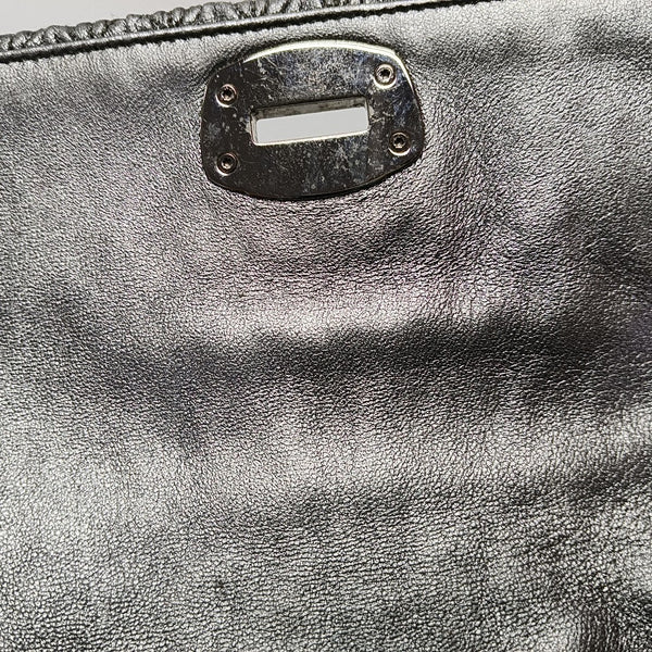 Crystal Quilted Lambskin Silver