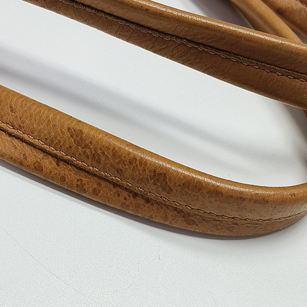 Fabric Top Handle Bag Beige