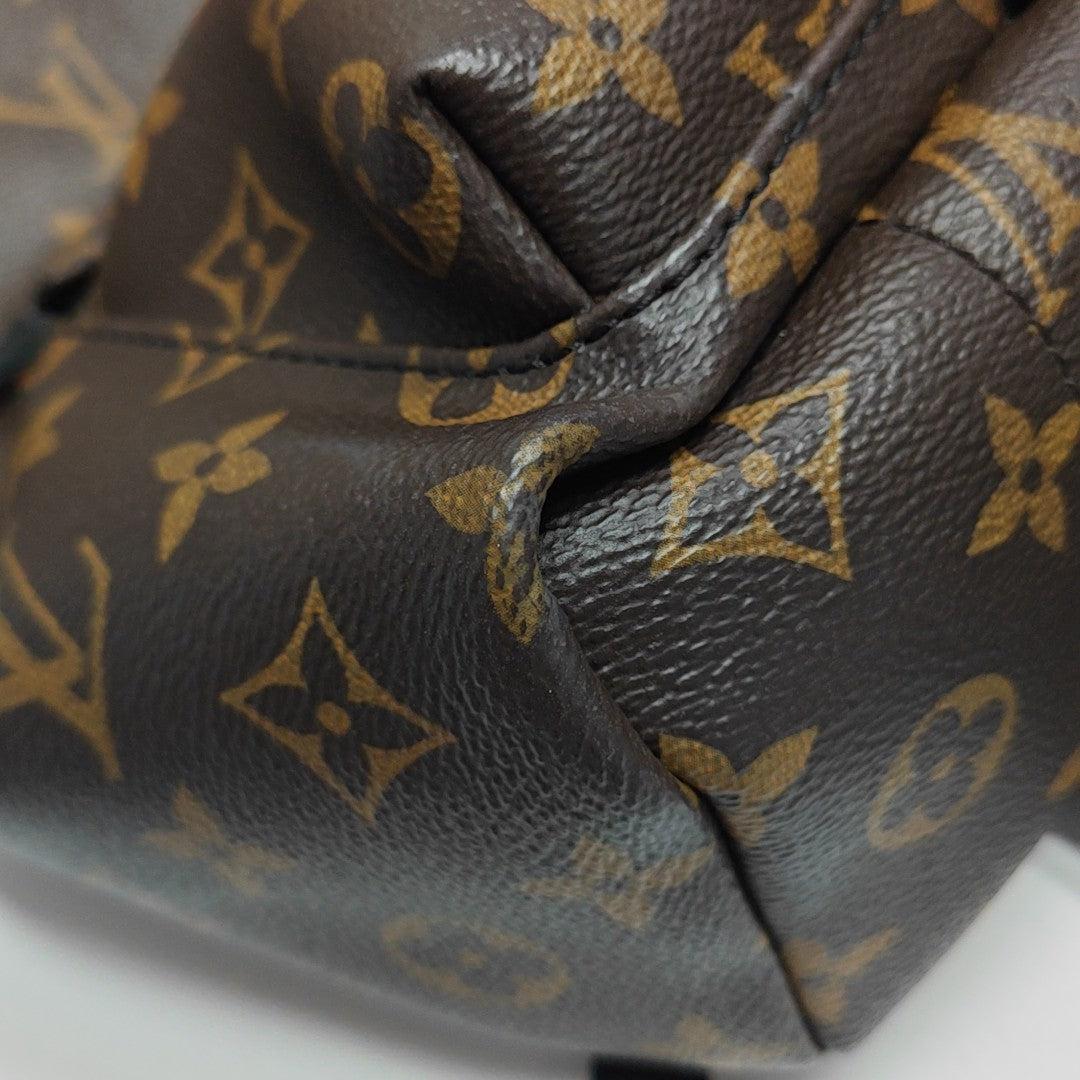 PALM SPRINGS PM Monogram Coated Canvas Brown