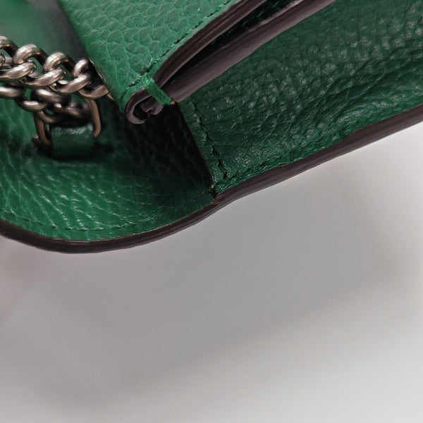 Dionysus Super Mini Calfskin Green