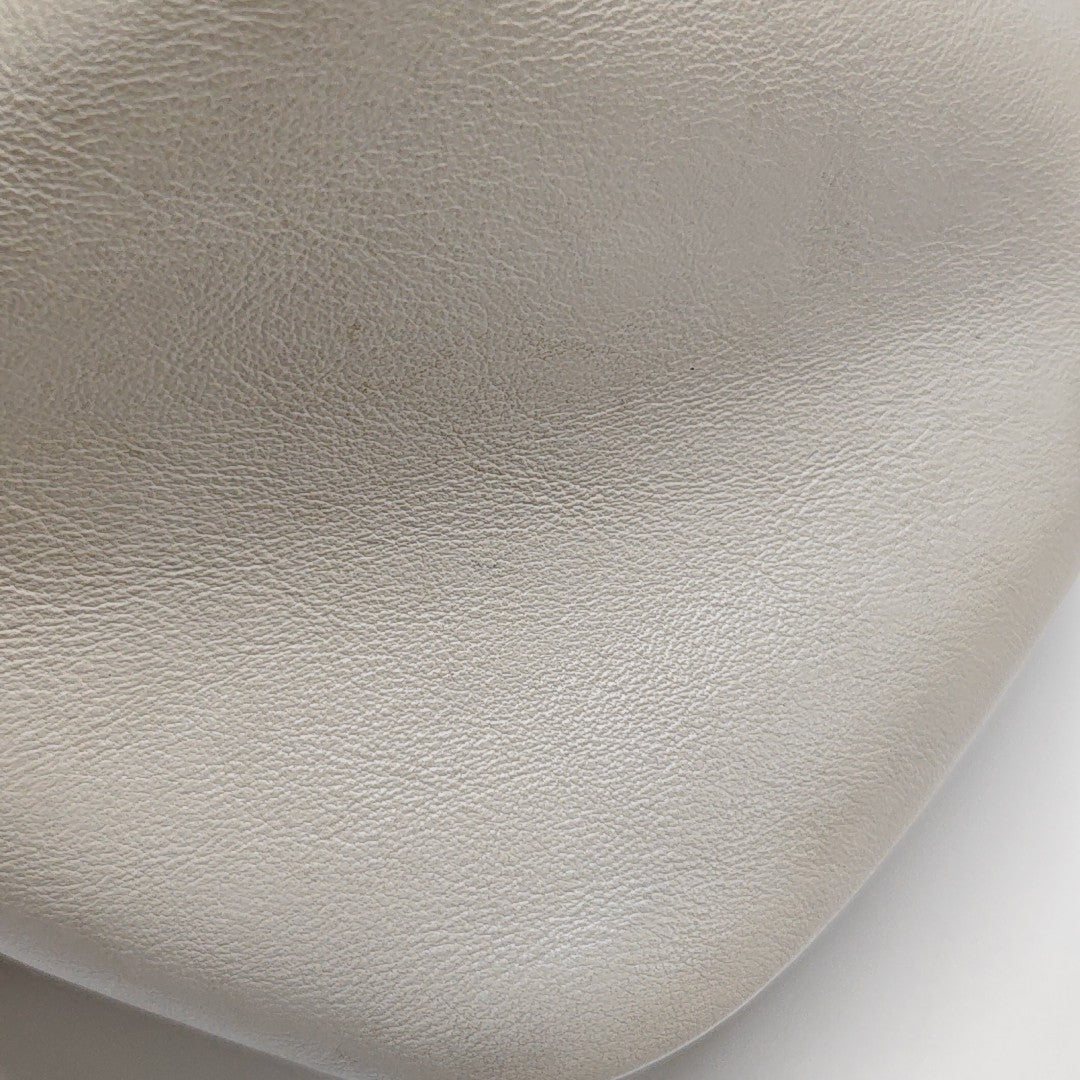 Triangle Calfskin White