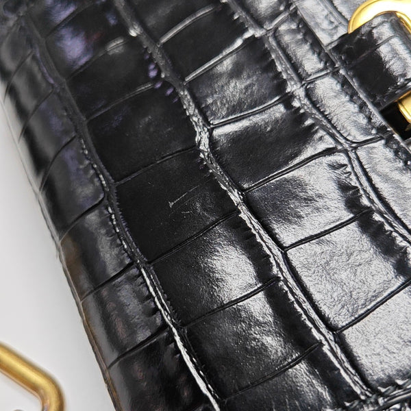 Downtown Super Mini Calfskin Black