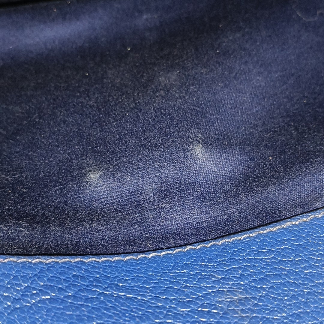 Calfskin Tote Bag Blue