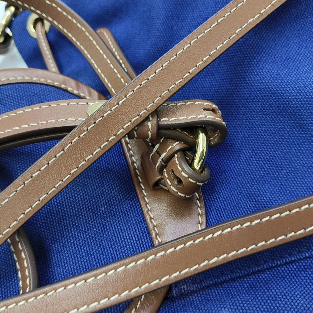 Canvas Backpack Blue