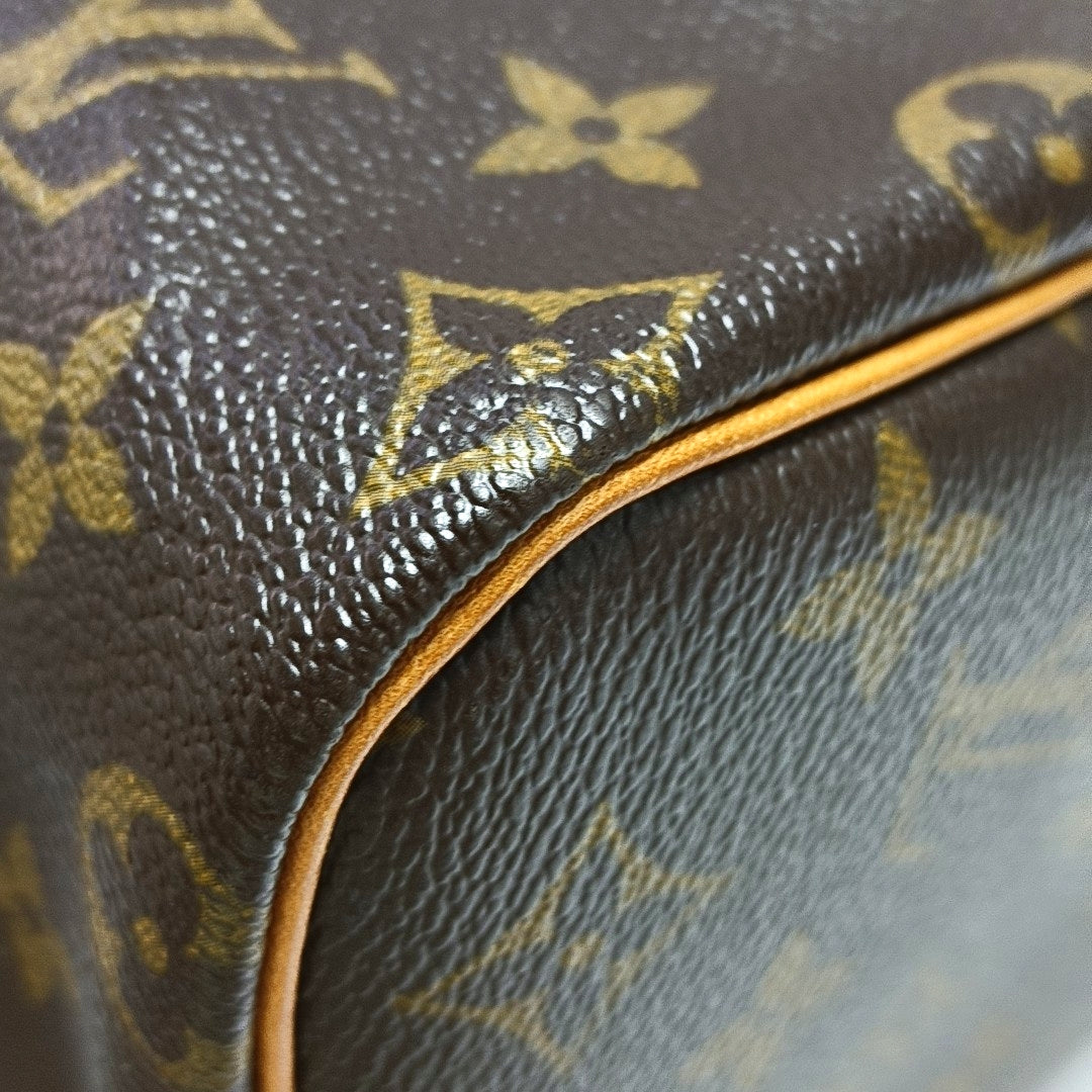 SPEEDY 25 Monogram Coated Canvas Brown