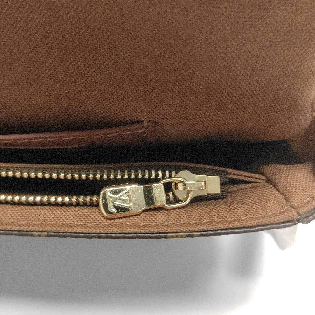 IVY Monogram Coated Canvas Brown