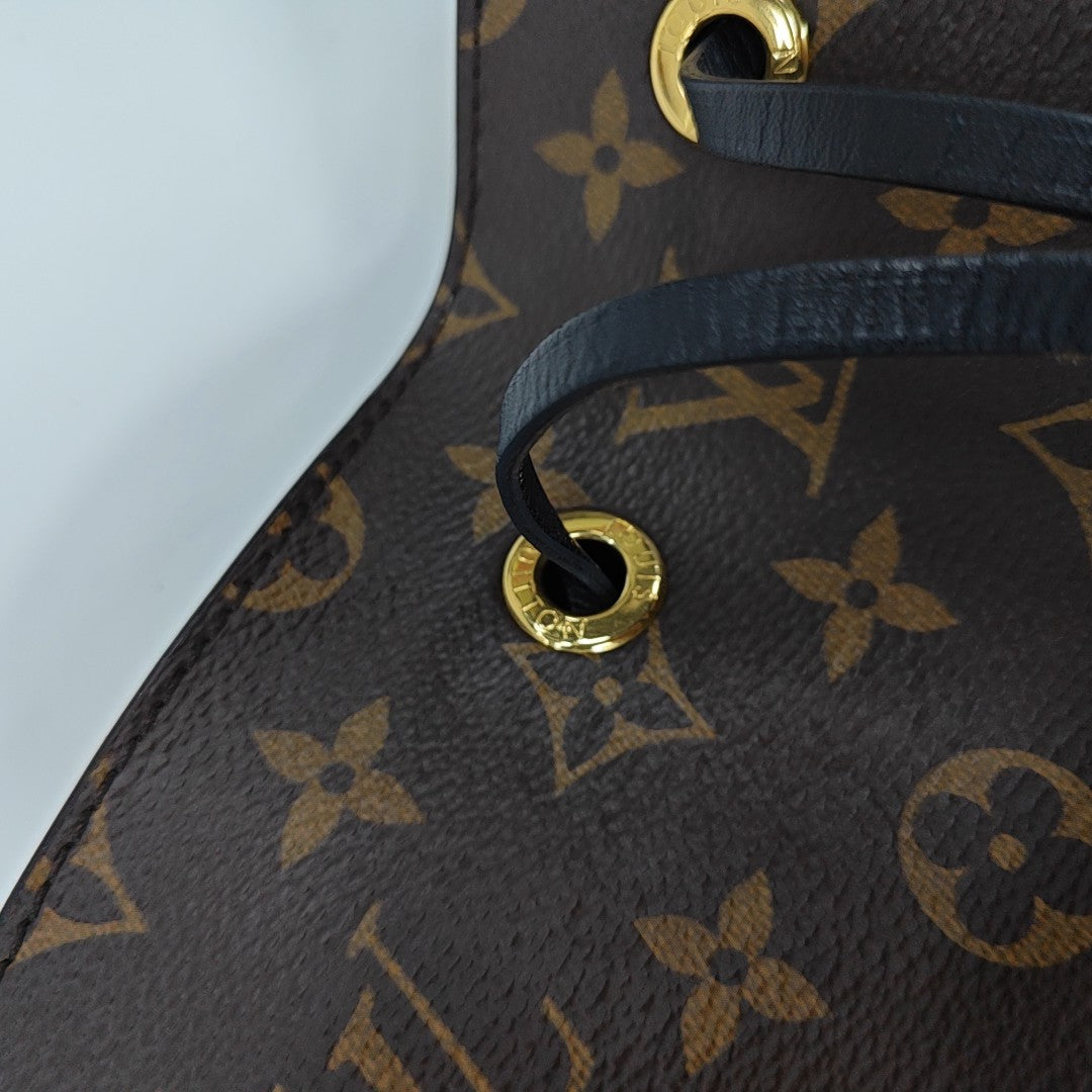 NÉONOÉ MM Monogram Coated Canvas Brown