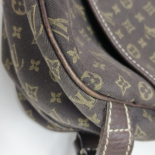 SAUMUR 28 Monogram Canvas Brown