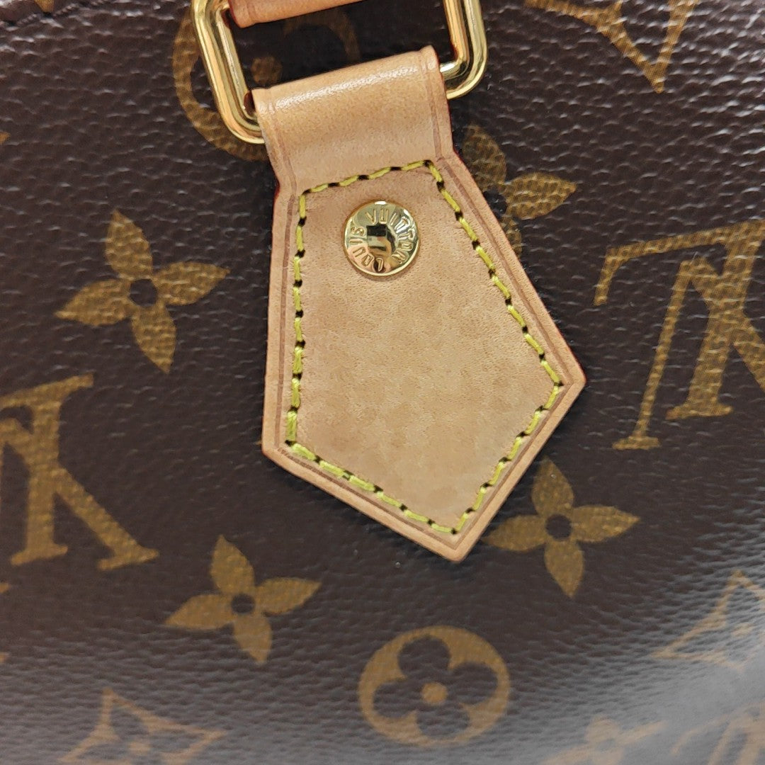 SPEEDY 20 Monogram Coated Canvas Brown