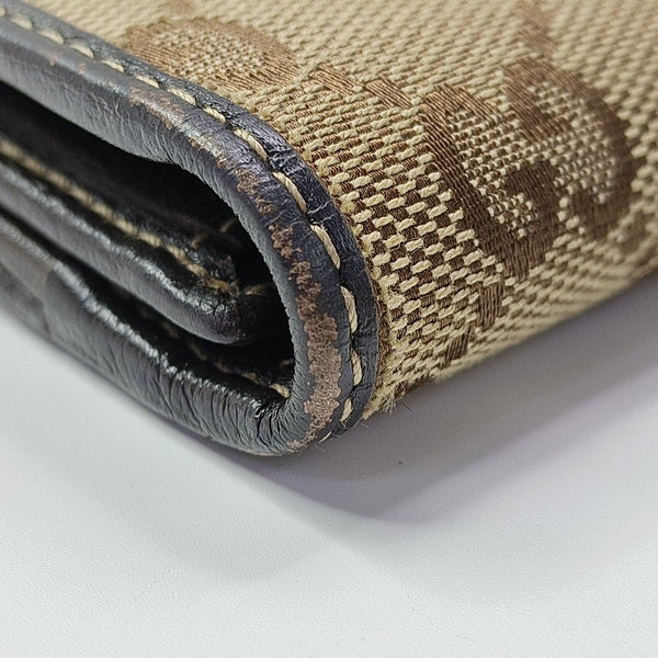 Monogram Canvas Wallet Brown