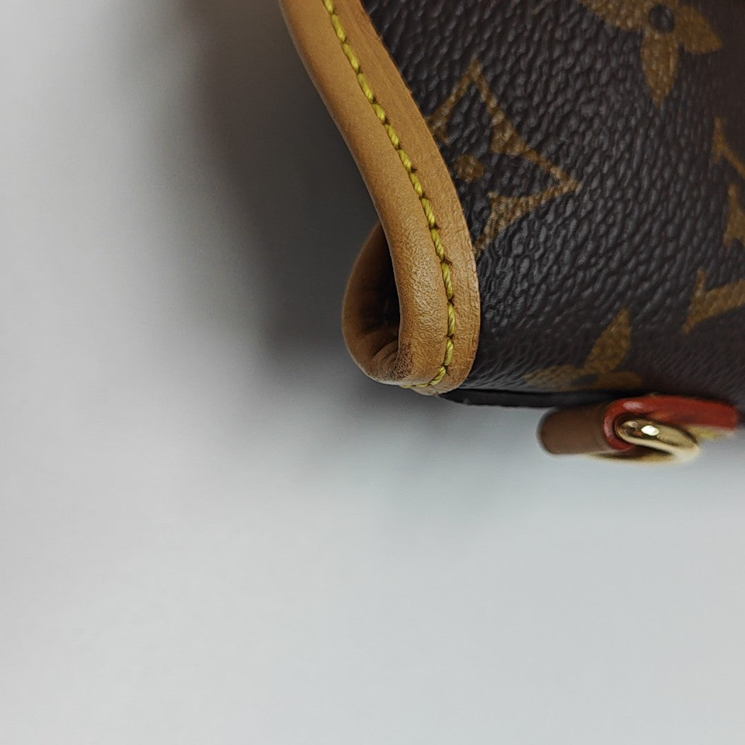 FOLD ME Monogram Coated Canvas Brown