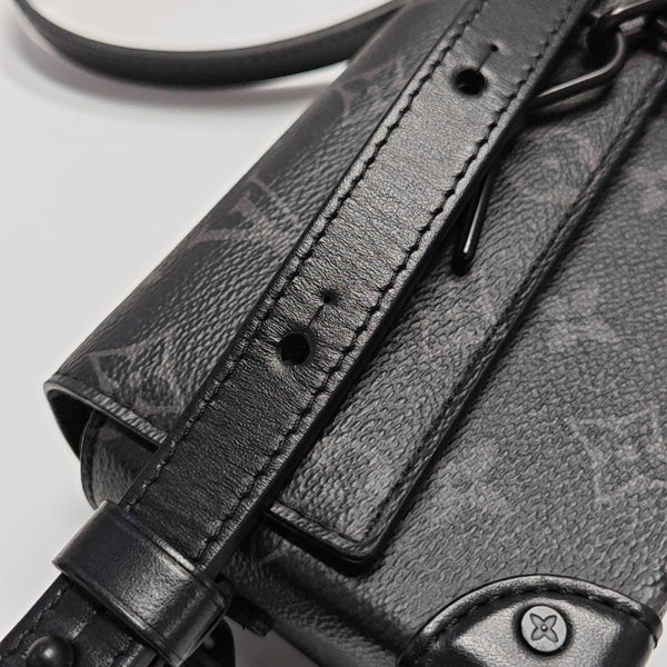 STEAMER Mini Monogram Coated Canvas Black