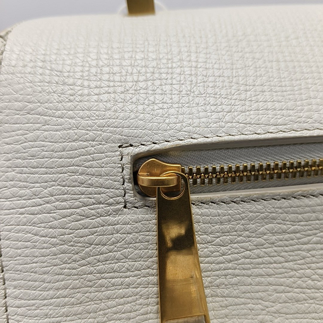 BV Angle Calfskin White