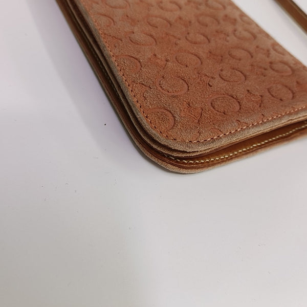 Suede Top Handle Bag Orange