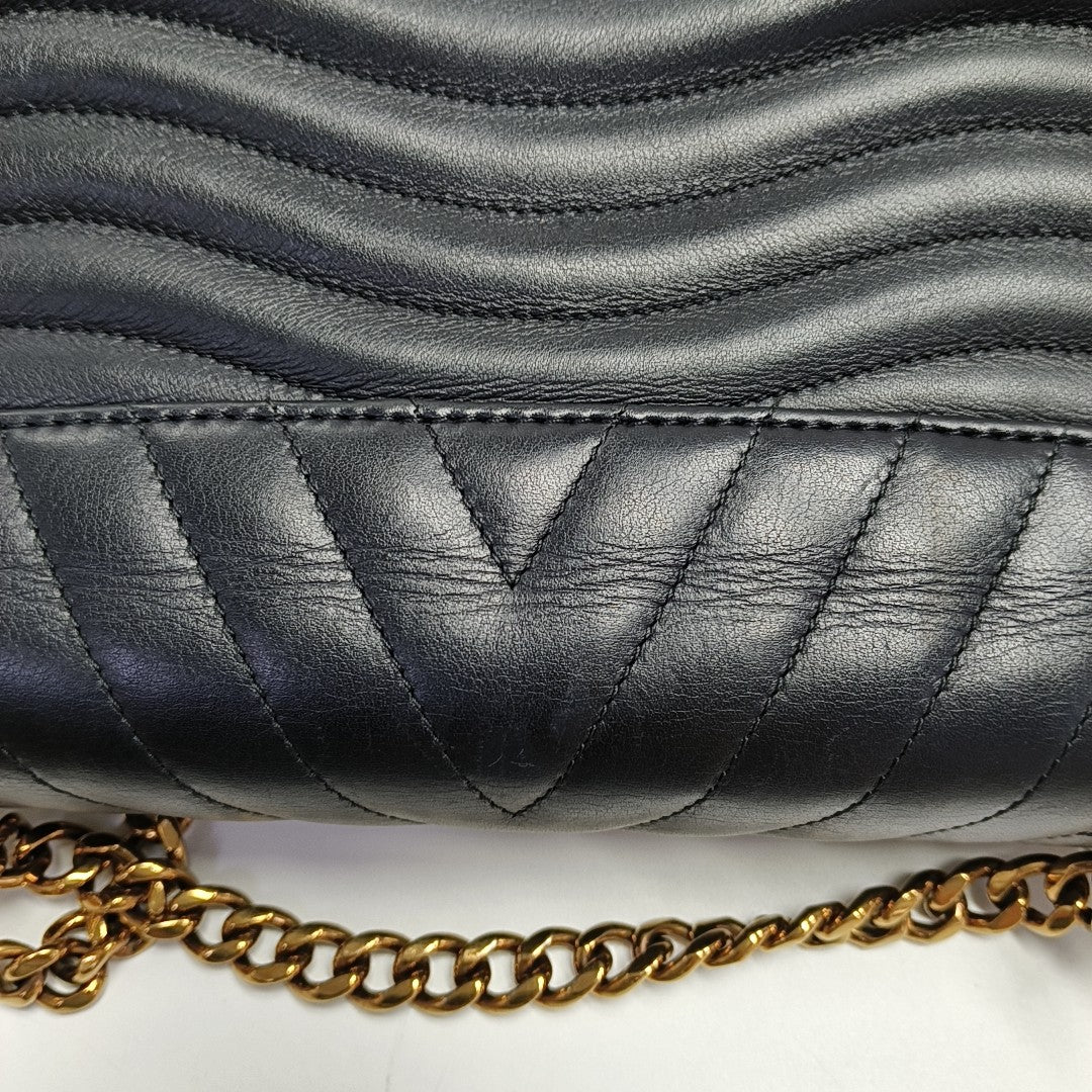 NEW WAVE MM Quilted Calfskin Black