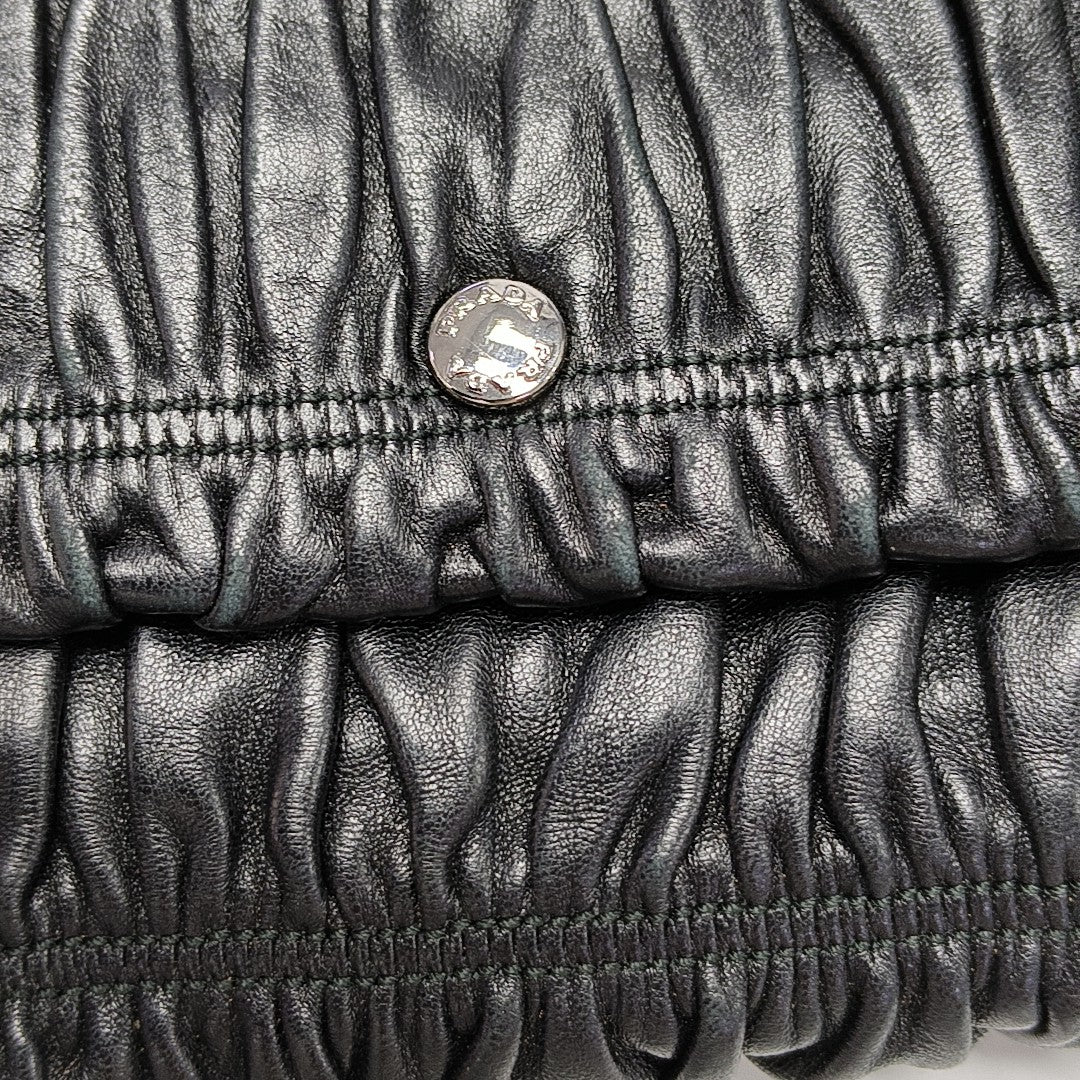 Lambskin Crossbody Bag Black