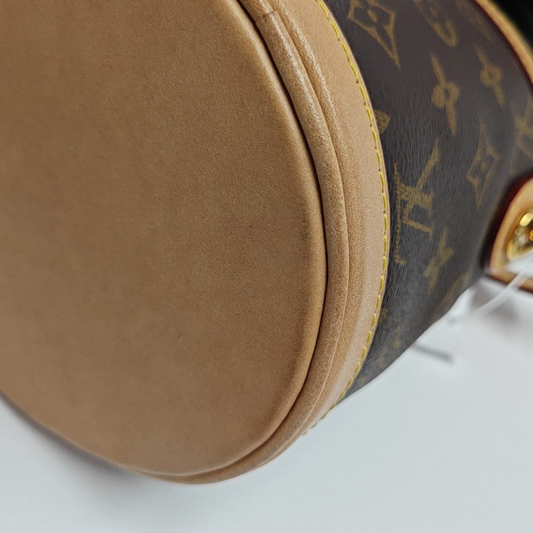 DUFFLE Monogram Coated Canvas Brown