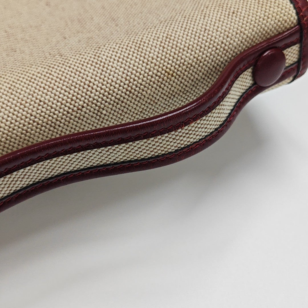 Canvas Shoulder Bag Beige