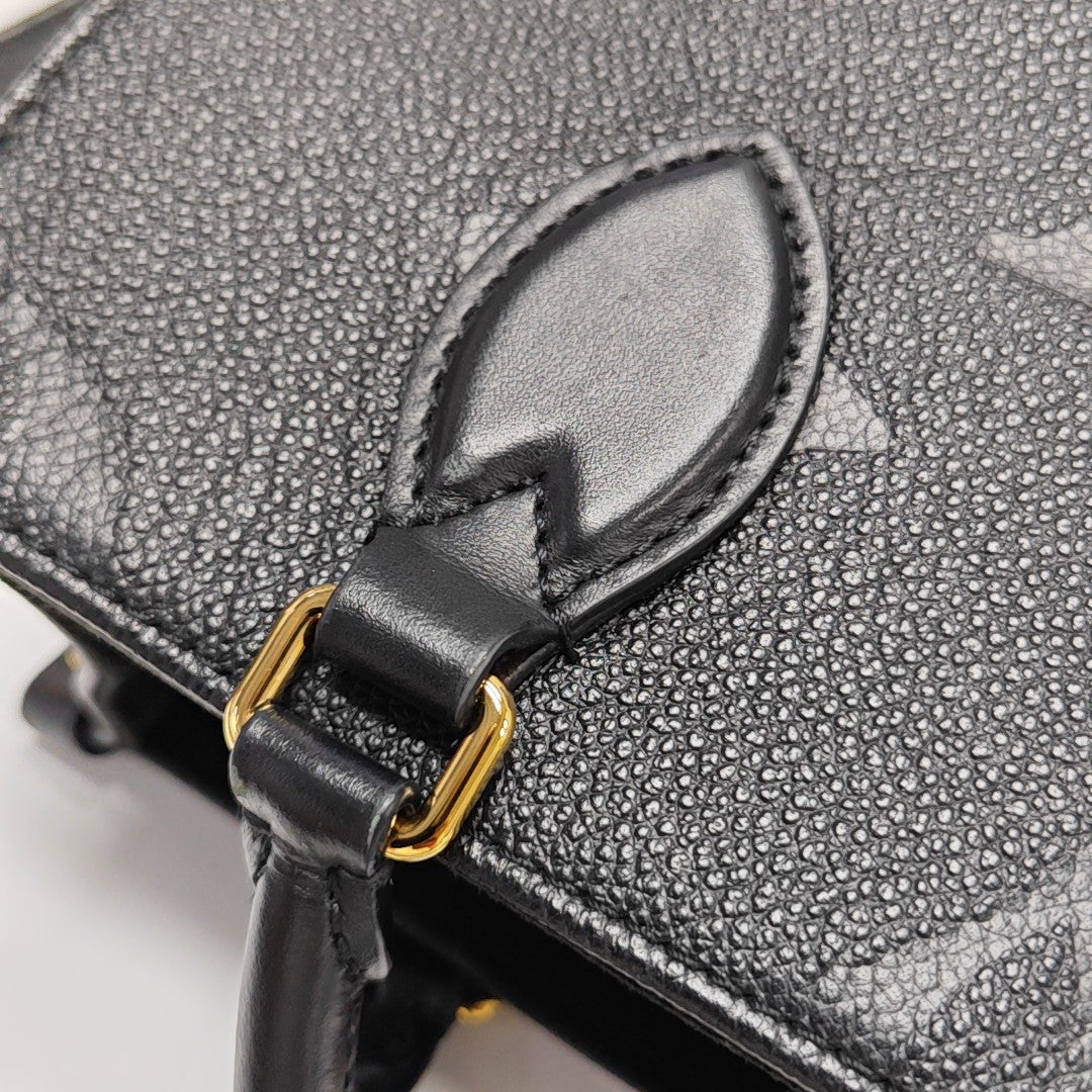 ONTHEGO PM Monogram Calfskin Black