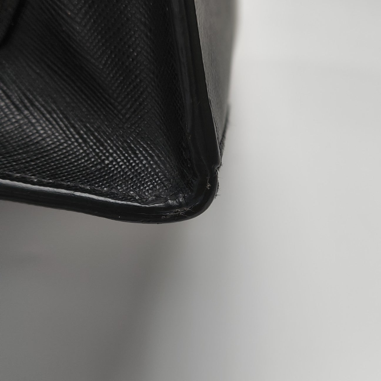 Saffiano Calfskin Tote Bag Black