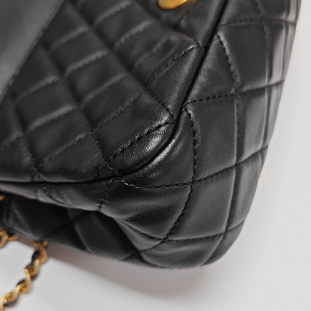 CLASSIC FLAP Mini Quilted Lambskin Black