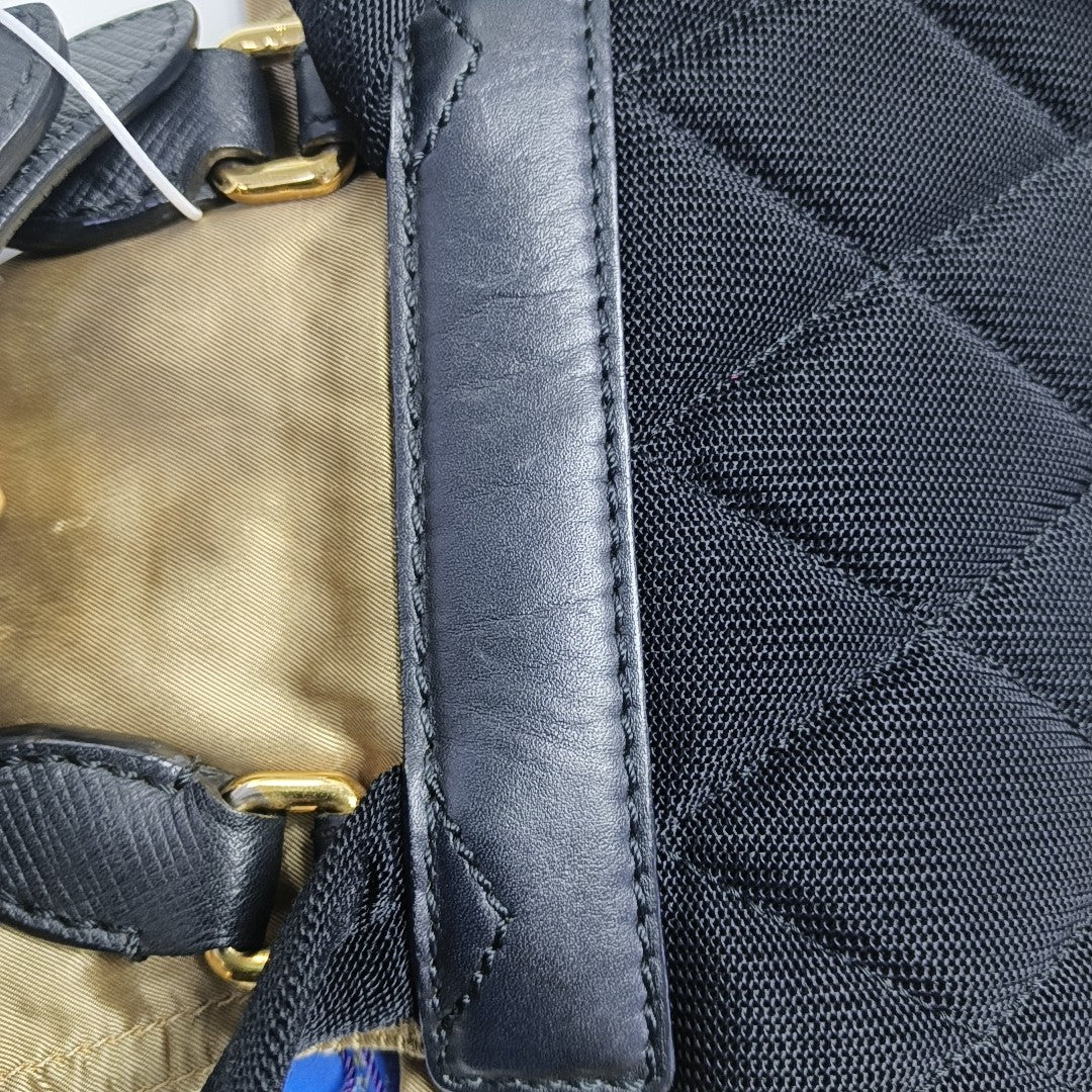 The Rucksack Medium Nylon Gold