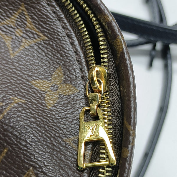 PALM SPRINGS Mini Monogram Coated Canvas Brown